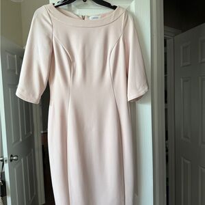 Calvin Klein Soft Pink Half Sleeve Dress